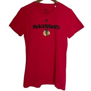 Adidas Chicago Blackhawks Hockey Amplified Tee NWT - Men’s Small